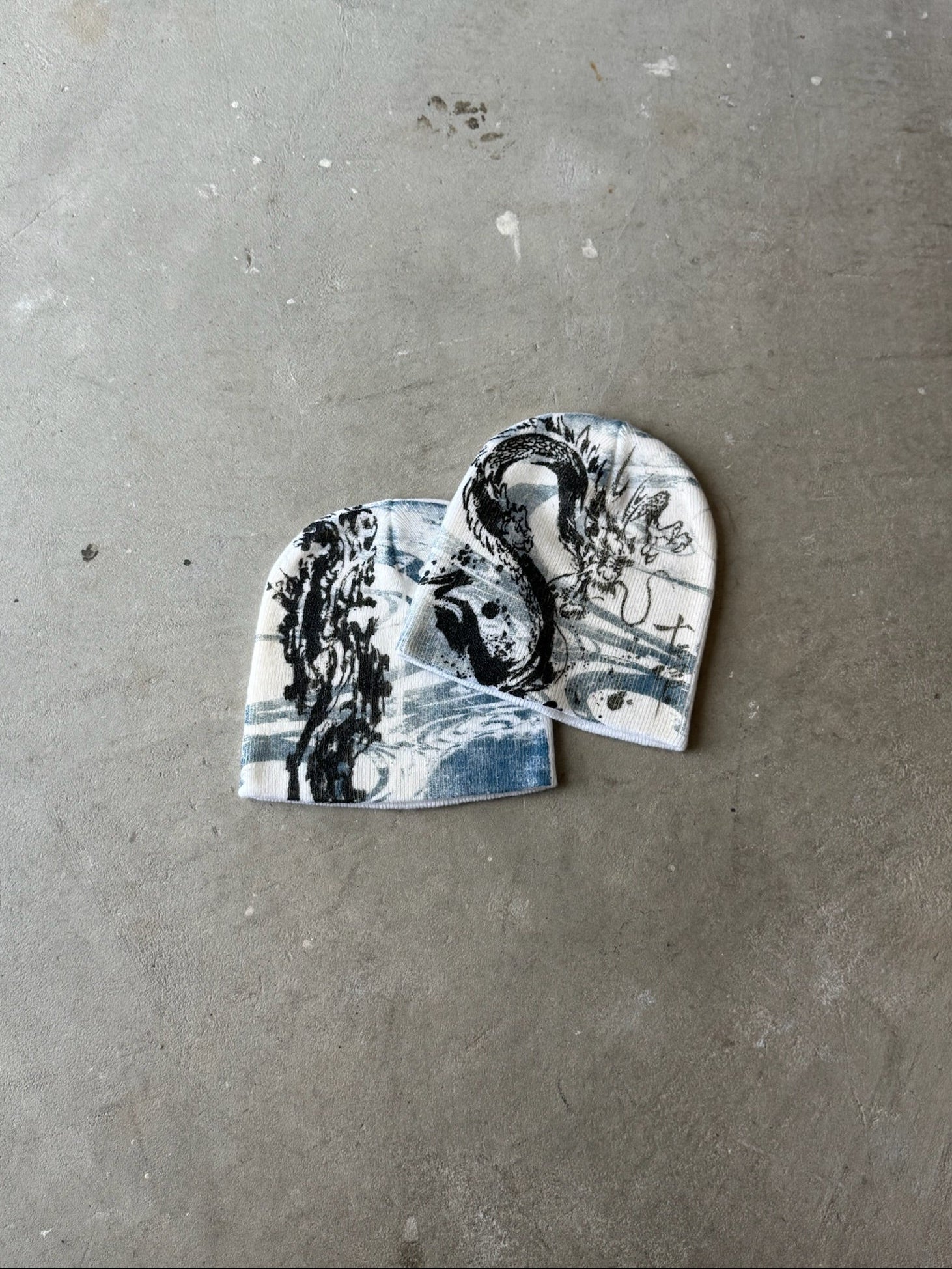 STORM BLUE, DRAGON BEANIE