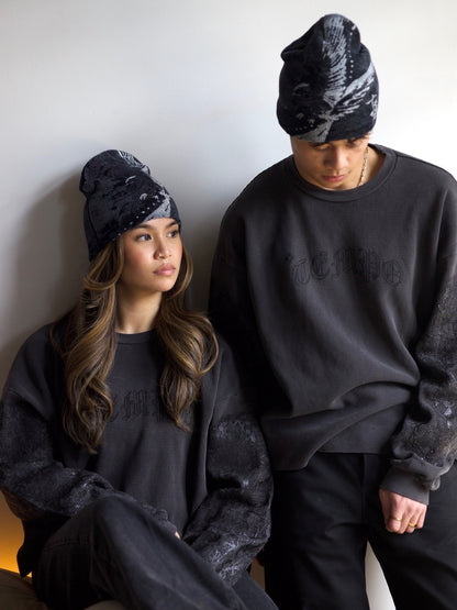 "STARLING" BEANIE, BLACK