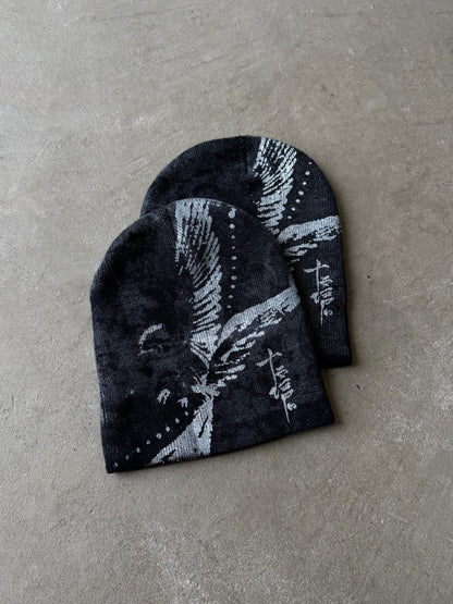 "STARLING" BEANIE, BLACK